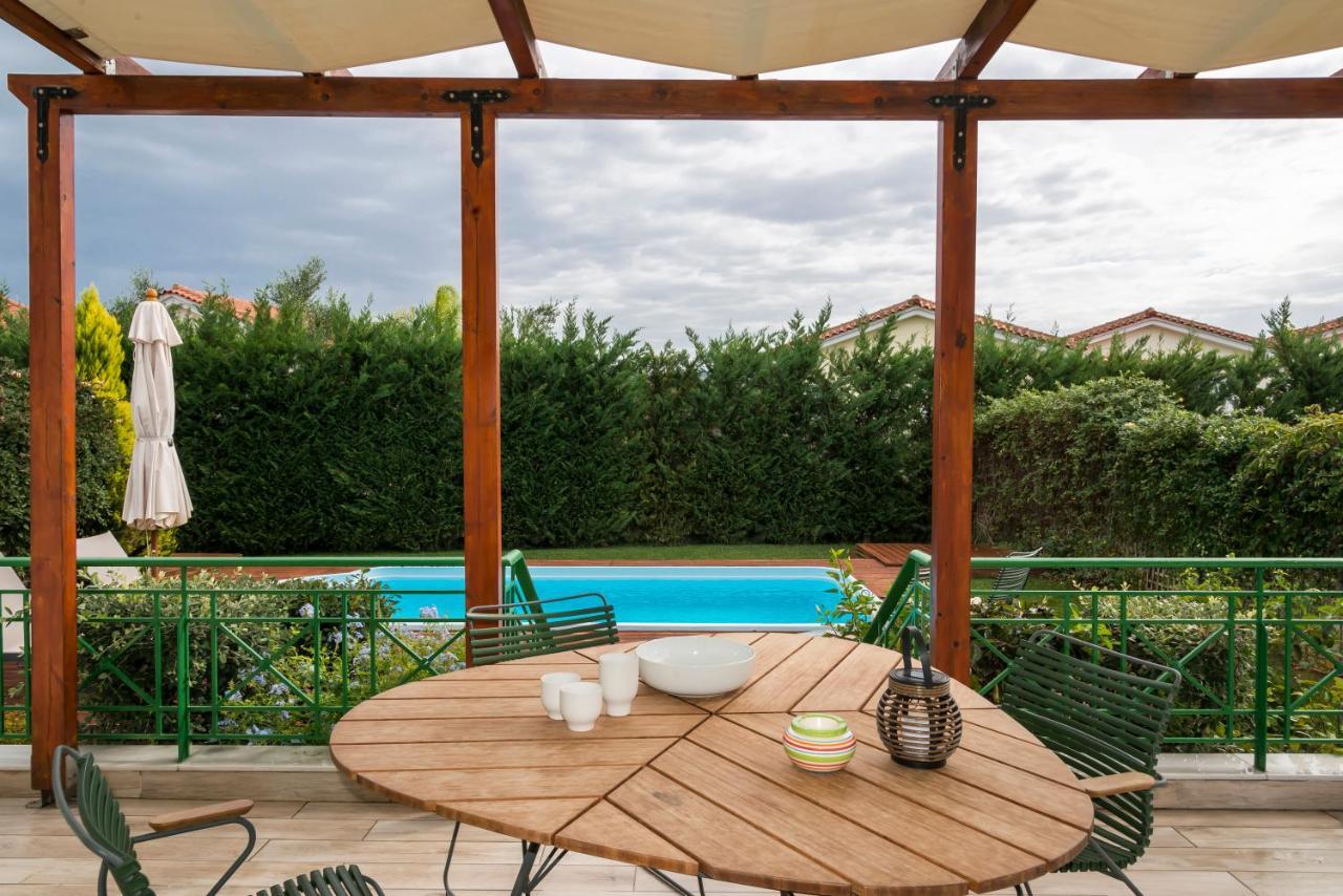 Venus Villa With Private Pool, 2Min To The Beach 피니코운타 외부 사진